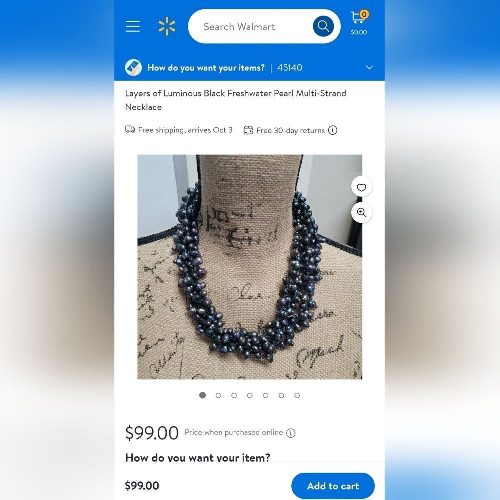 Freshwater Pearl Luminous Layered Necklace - Picture 8 of 8